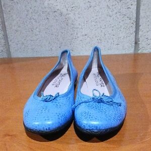 Paul Mayer Attitudes Blue Ballet Flats Womens Size 9B (B4)
